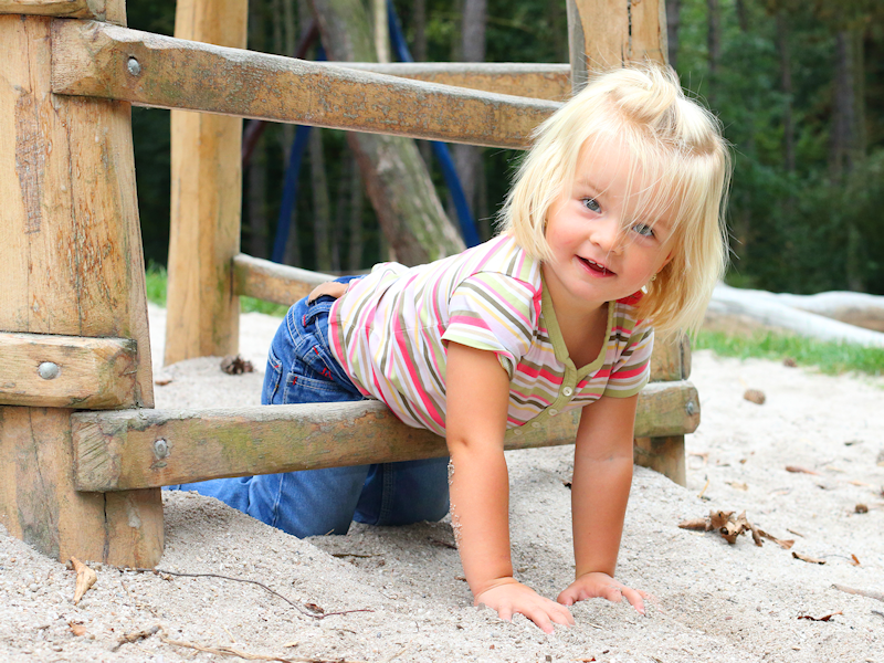 Girl in Sandpit