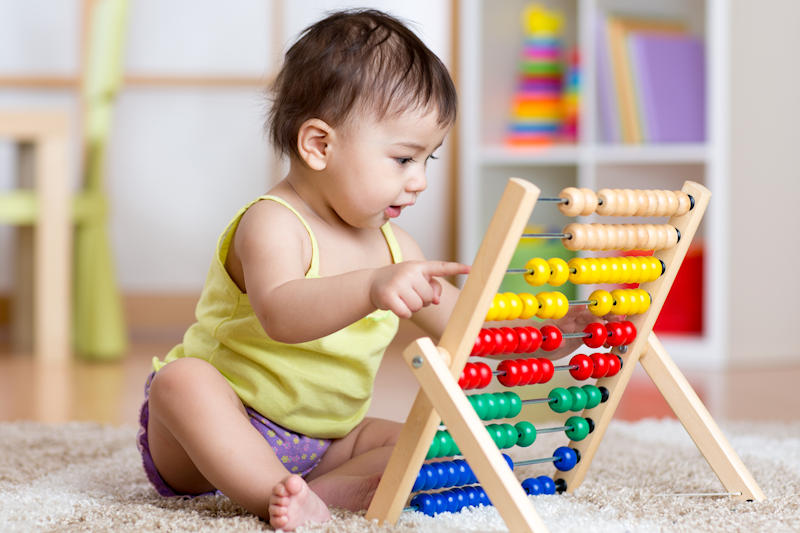 Baby with Abacus